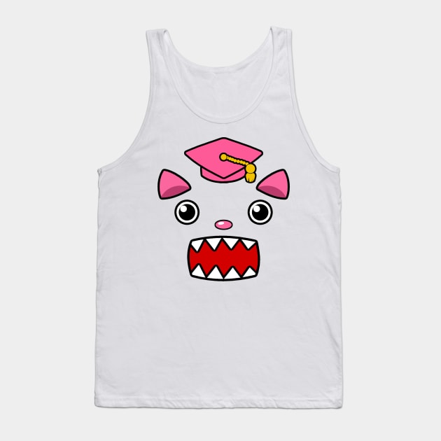 Grad Cat Tank Top by Thedustyphoenix